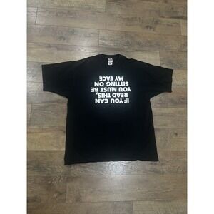 Vintage 2002 Daytona‎ Bike Week If You Can Read This… Tee Shirt Black XXL - RARE